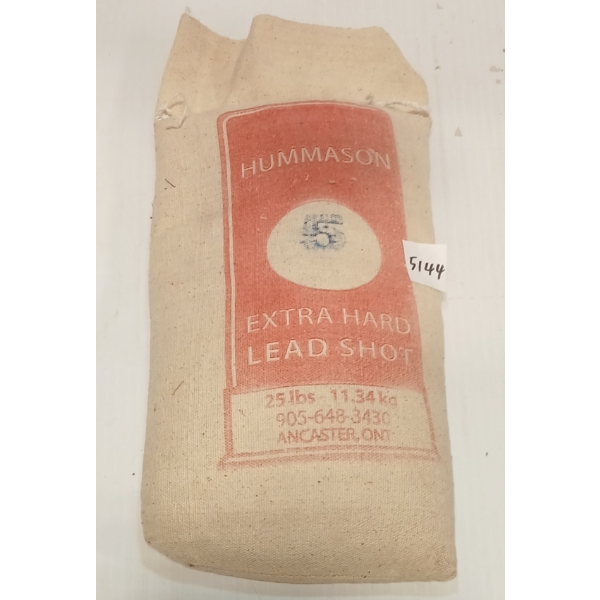 LEAD SHOT: HUMMASON NO5 EXTRA HARD LEAD - 25LBS 