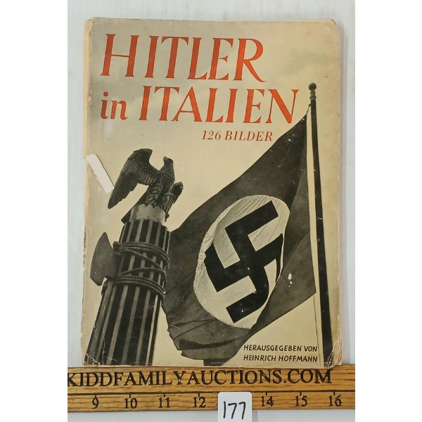 WWII "HITLER IN ITALIEN" BY HEINRICH HOFFMANN - PHOTOGRAPHY BOOKLET