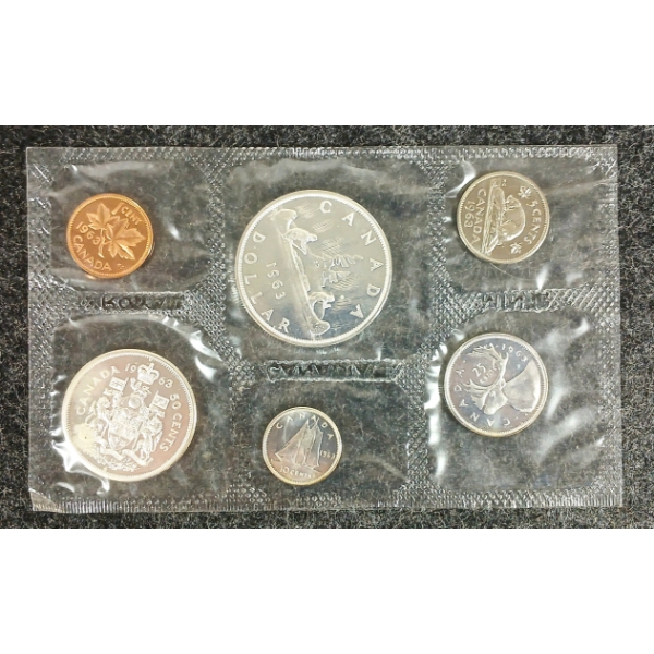 1963 CDN DENOMINATION COIN SET