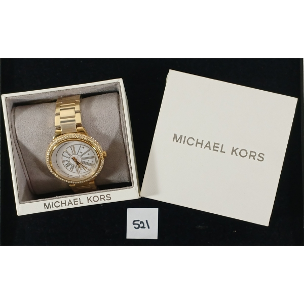 MEN'S MICHAEL KORS WRISTWATCH - GOLD TONE
