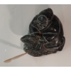 Image 6 : HUNTER PLUCKING BIRD BY TIMOTHY NAYOUMEALOOK (PRS CDN ARTIST) - ANTLER & STONE