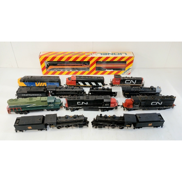 LOT OF 12 - LIONEL HO ELECTRIC TRAIN & MISC HO MODELS