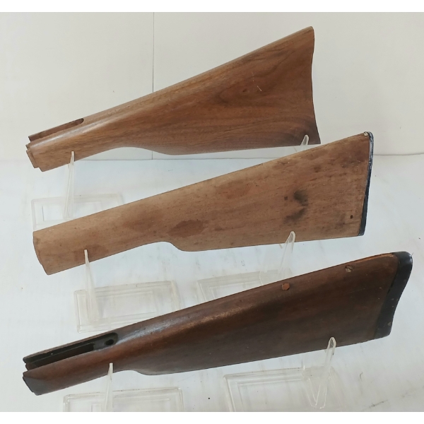 LOT OF 3 - UNKNOWN BUTT STOCKS