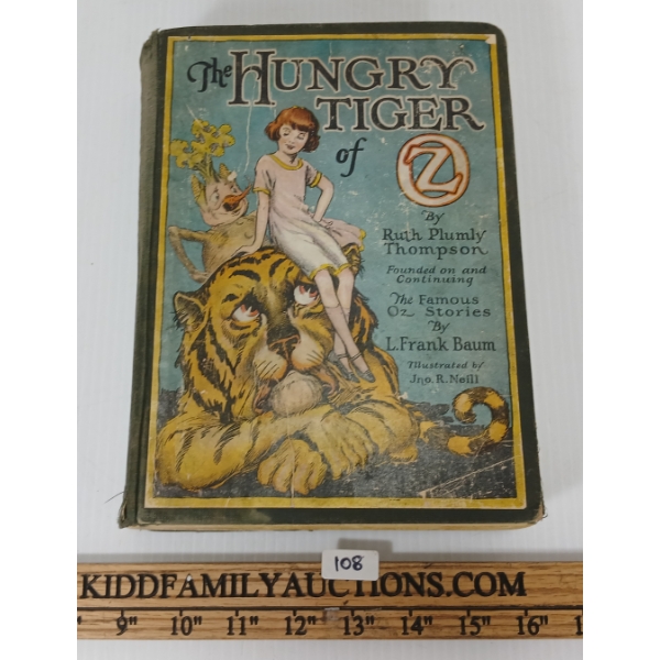 1926 "THE HUNGRY TIGER OF OZ" BY RUTH PLUMLY THOMPSON - 1ST EDITION