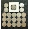 Image 2 : LOT OF 20 - 1945-1968 CDN 25 CENT COINS