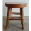 Image 4 : WOOD SLAB STOOL / PLANT STAND