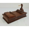 Image 1 : FOLK ART DUCK CIGARETTE DISPENSER