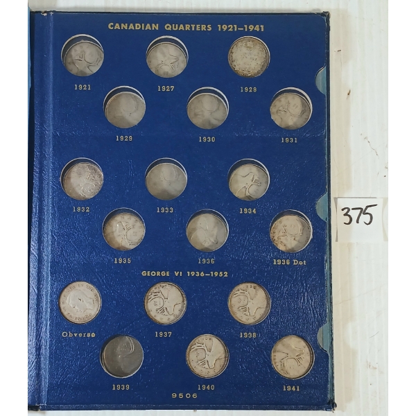 1921-1974 CDN QUARTERS BOOKLET
