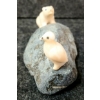 Image 5 : BIRD & BEAR CUB BY MAGGIE NAKOOLAK (PRS CDN ARTIST) - BONE & STONE