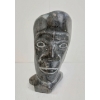 Image 3 : HUMAN HEAD - SIGNED - STONE