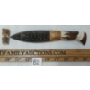 Image 2 : OBSIDIAN KNIFE W/ ANTLER HANDLE & STAND