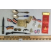 Image 1 : JOB LOT - MILITARY COLLECTIBLES - INCL CDN FORCES BUCKLE, RCA REUNION RIBBON, ETC