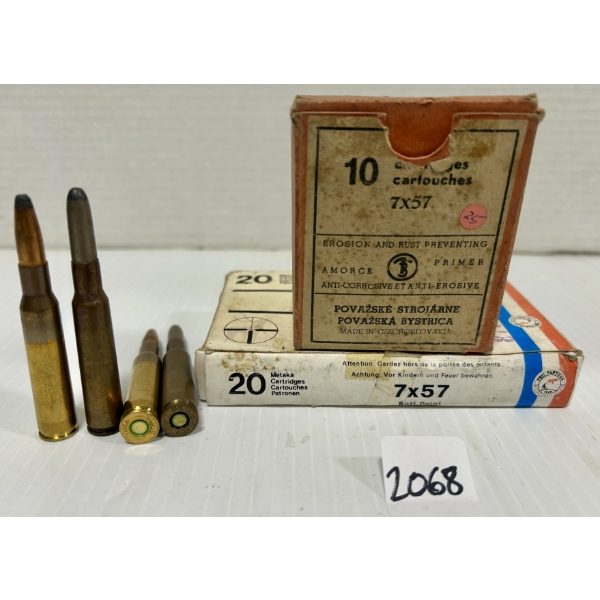AMMO: 29X 7 MM MAUSER - 175 GR SP