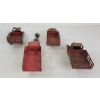 Image 4 : LOT OF 4 - PRESSED STEEL TRUCKS