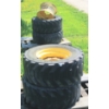Image 1 : LOT OF 4 - GALAXY SKIDSTEER RIMS & TIRES