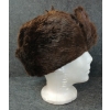 Image 4 : TRAPPER'S MUSCRAT FUR HAT - QUILT LINED & WOOL FELT