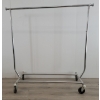 Image 1 : ROLLING CLOTHES RACK W/ EXTENDABLE ENDS