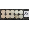Image 1 : LOT OF 10 - 1956 CDN 10 CENT COINS