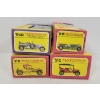 Image 6 : LOT OF 4 - LESNEY MATCHBOX DIECAST MODELS - INCL 1906 ROLLS ROYCE SILVER GHOST