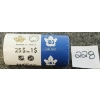 Image 1 : ROLL OF 2017 RCM TORONTO MAPLE LEAFS DOLLAR COINS