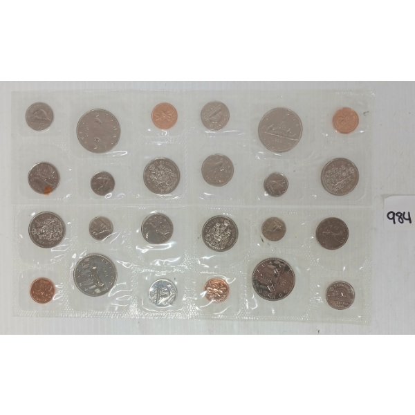 LOT OF 4 - 1979-1982 RCM MINT SETS