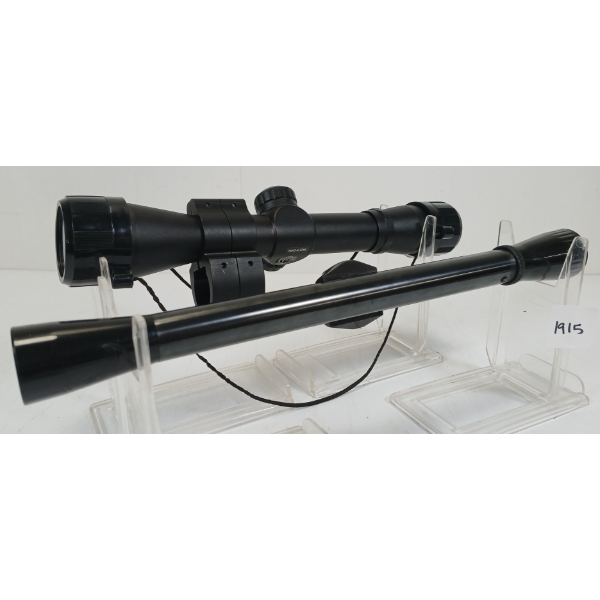 LOT OF 2 - UNKNOWN & WEAVER C4 RIFLESCOPES 