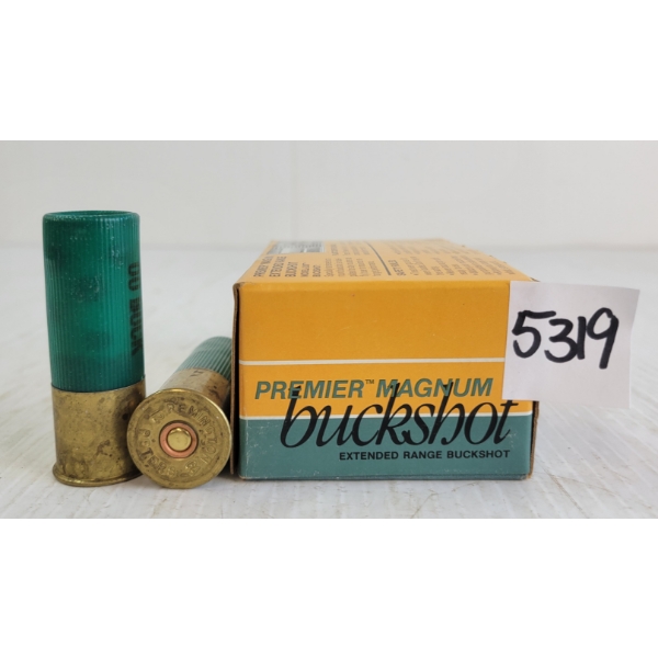 AMMO: 10X REMINGTON 12GA - 2-3/4IN - BUCK SHOT