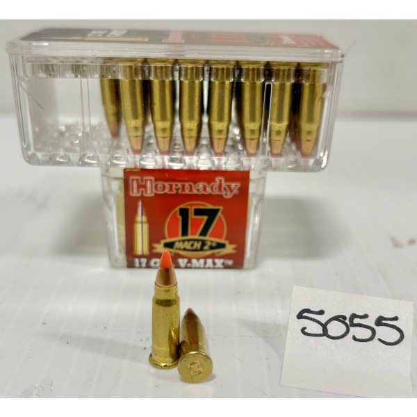 AMMO: 88X HORNADY .17 MACH 2 - 17 GR V-MAX