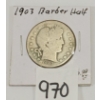1903 U.S. SILVER BARBER HALF DOLLAR