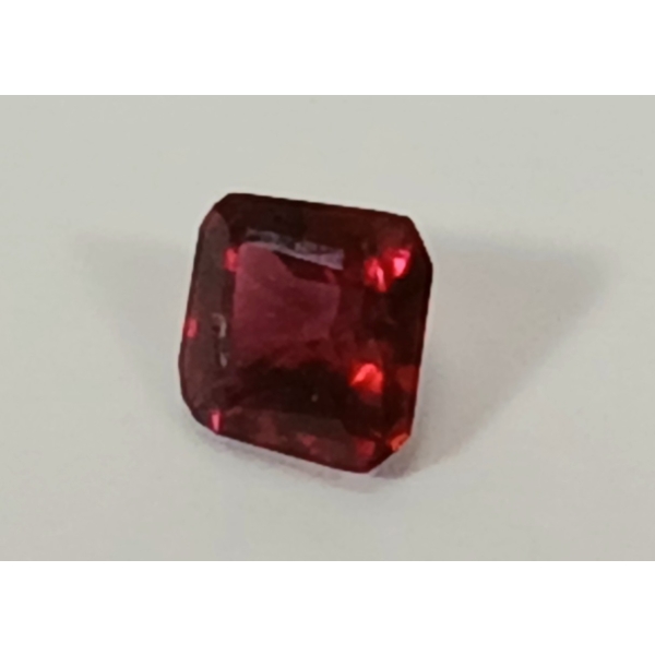 NATURAL PINK RED RUBELLITE TOURMALINE - OCTAGON