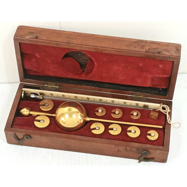 SIKES HYDROMETER W/ CASE - CIRCA 1870-90's