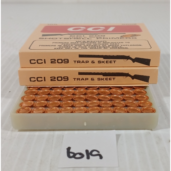 PRIMERS: APPROX 300X CCI NO. 209 SHOTSHELL PRIMERS