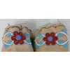 Image 2 : PAIR OF FLORAL BEADED MUKLUKS