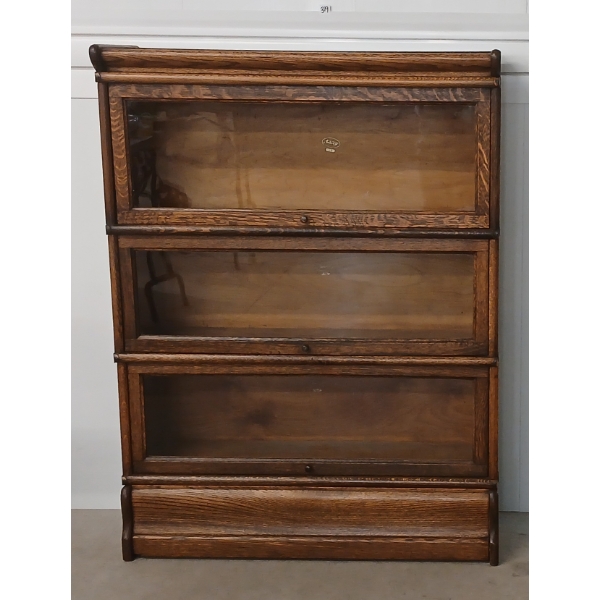 MACEY TIGER OAK BARRISTER BOOKCASE