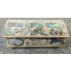 Image 7 : ABALONE SHELL & ALPACA SILVER TRINKET BOX