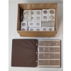 Image 1 : JOB LOT - ASSORTED COIN PROTECTORS & 1948-1963 FRANLIN HALVES COIN BINDER