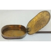 Image 3 : LOT OF 2 - BRASS CHESTNUT ROASTING PAN & LADDLE 