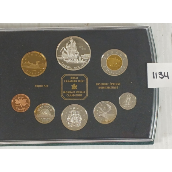 1999 RCM PROOF SET - 225TH ANNIV. OF JUAN PEREZ
