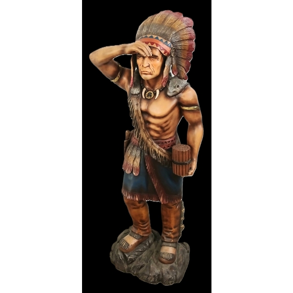 CIGAR STORE CHIEF - CIRCA 1950-80's