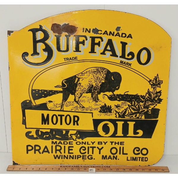 BUFFALO MOTOR OIL - DSP FLANGE SIGN