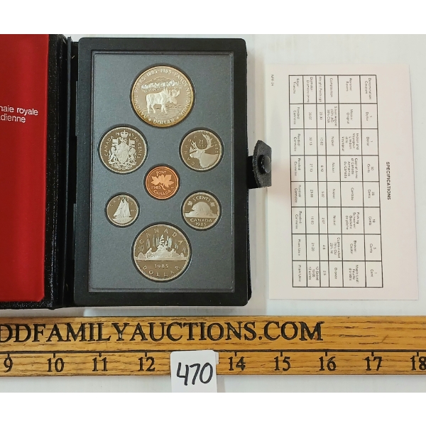 1985 RCM DOUBLE DOLLAR UNCIRCULATED PROOF SET - ANN. OF NATIONAL PARKS