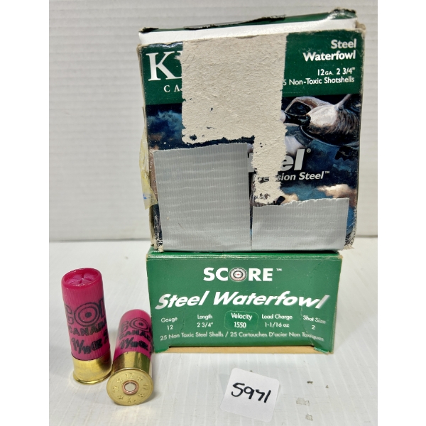 AMMO: 45X MIXED 12 GA - 2-3/4IN - #2 STEEL