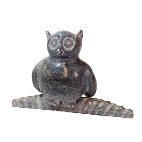 GREAT HORNED OWL BY TIVI DAVID - STONE