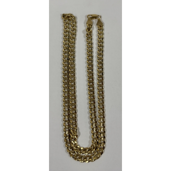 COSTUME JEWLERY - 22 INCH GOLD TONE CHAIN