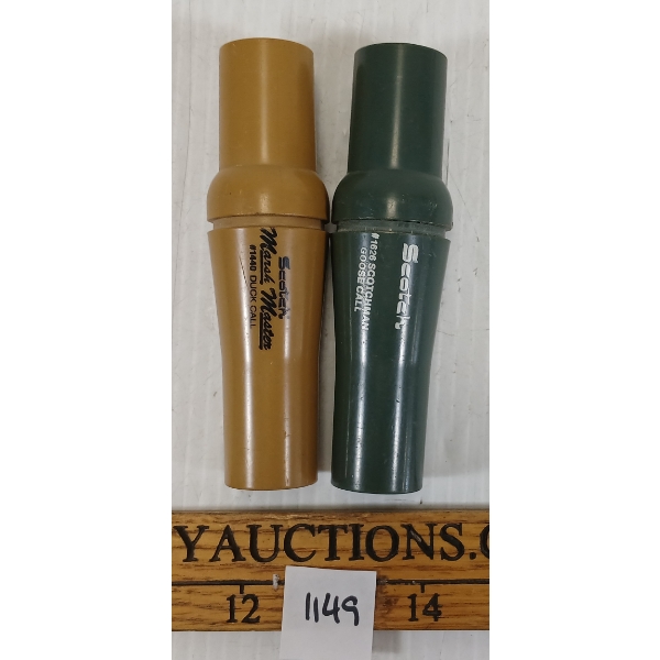 LOT OF 2 - DUCK & GOOSE CALLS