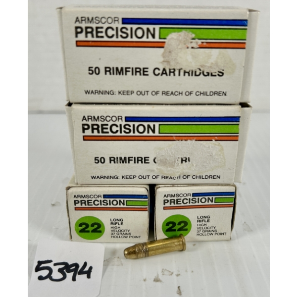 AMMO: 200X ARMSCOR .22 LR - HP