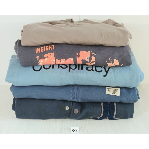 LOT OF 5 - MEN'S WESC, INSIGHT & LIFETIME HOODIES & BASEBALL JACKET