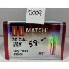 Image 1 : BULLETS: 100X HORNADY .30 - 168 GR - BTHP - SEALED
