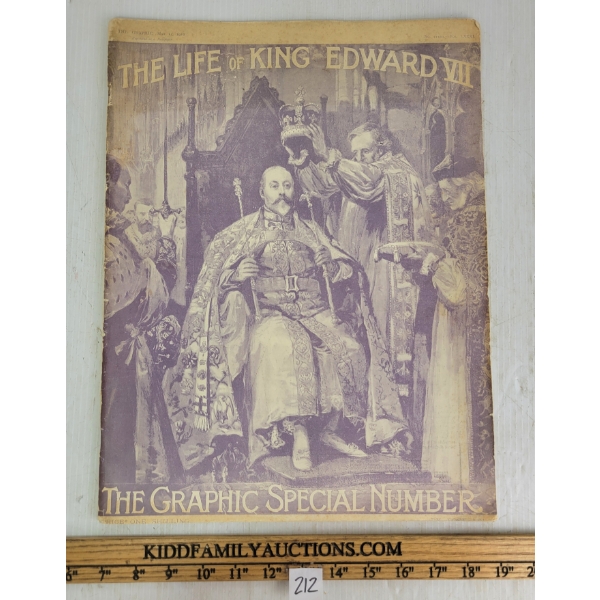1910 THE GRAPHIC SPECIAL NUMBER "THE LIFE OF KING EDWARD VII"