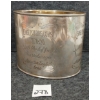 278  ENGLISH BREAKFAST TEA SILVER PLATED TIN